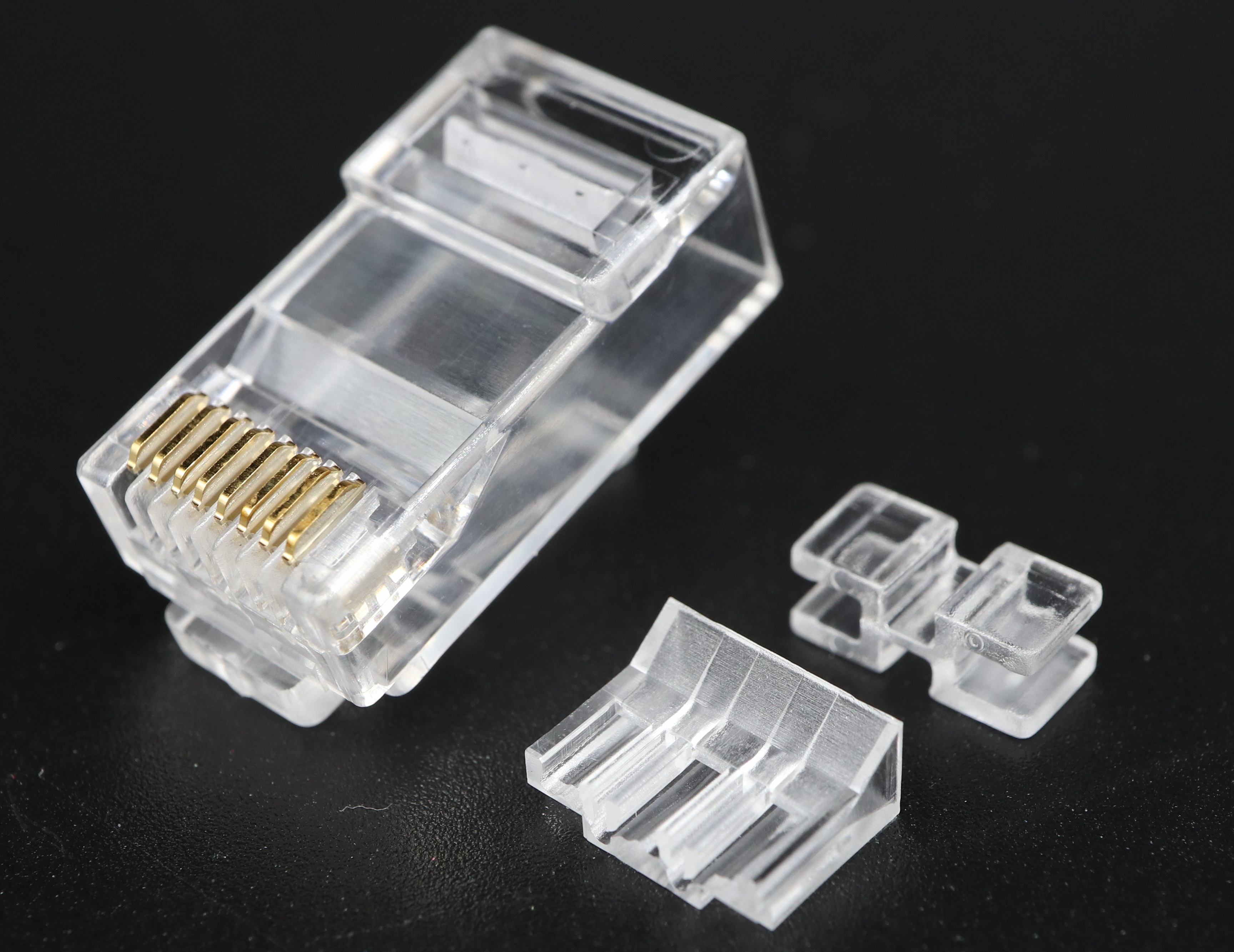 P8-063-3 RJ45 Modular Plug Cat.6A  UTP 2 Rows 8P8C-F 1.1 mm